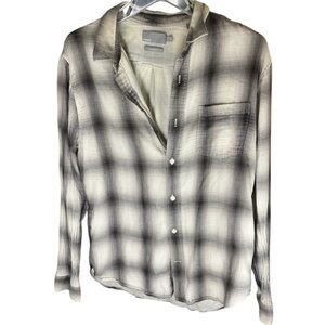 VINCE PLAID MED Button-Up Shirt